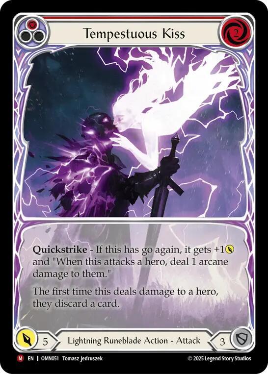 Tempestuous Kiss (Extended Art) card image