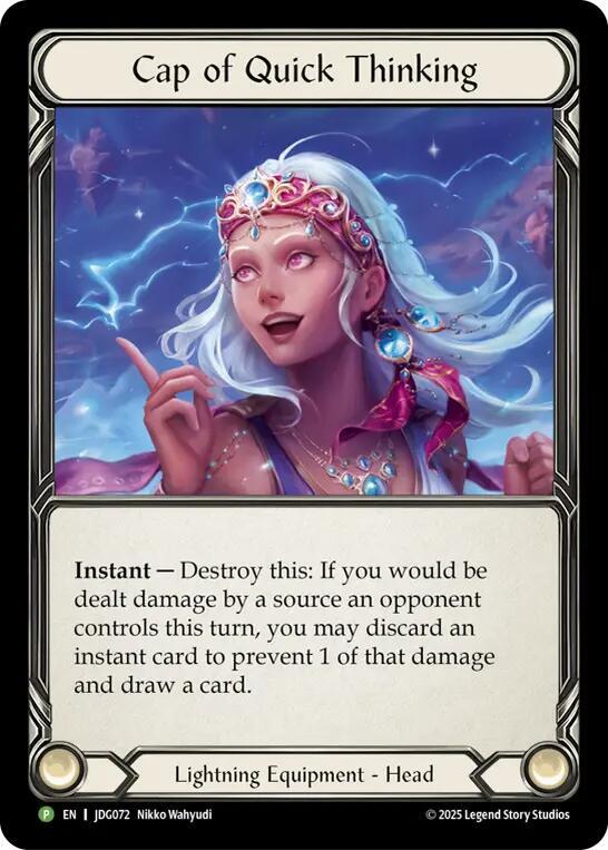 Cap of Quick Thinking - JDG072 card image