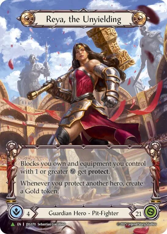 Reya, the Unyielding (Marvel) - JDG070 card image
