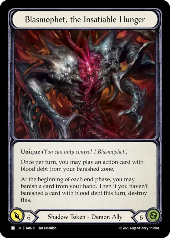 Blasmophet, the Insatiable Hunger card image
