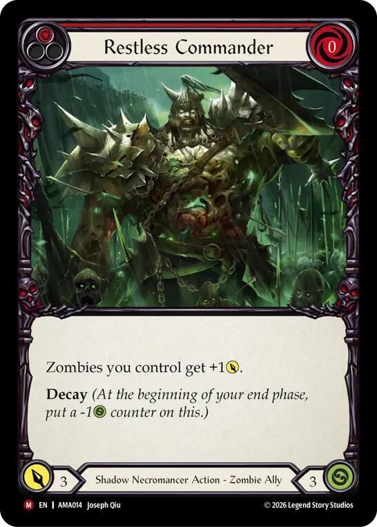Restless Commander (Red) card image