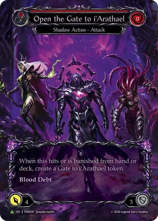 Open the Gate to i'Arathael (Red) (Marvel) - FAB509 card image