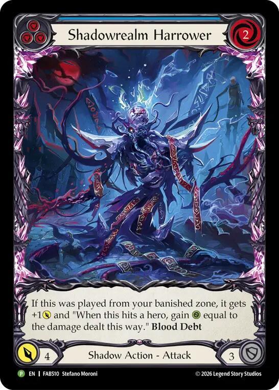 Shadowrealm Harrower (Blue) - FAB510 card image