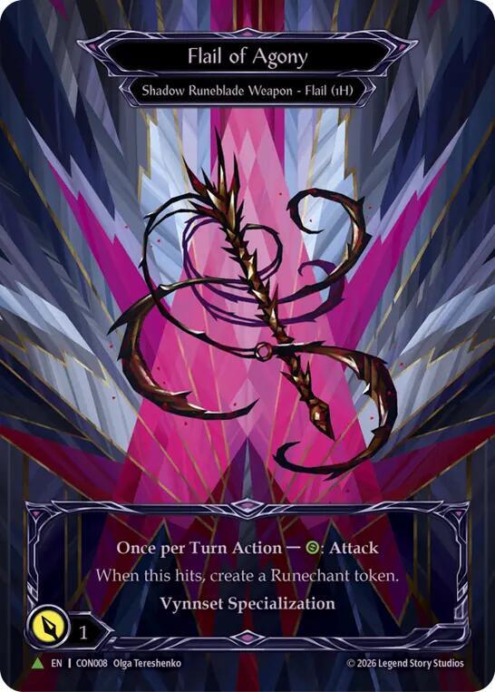 Flail of Agony (Marvel) - CON008 card image