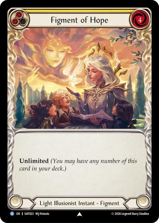 Figment of Hope (Yellow) // Suraya, Archangel of Endless Hope card image