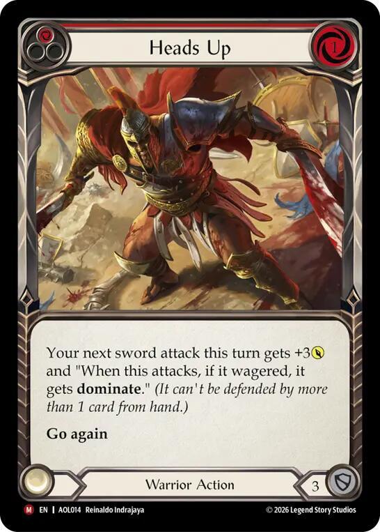 Heads Up card image