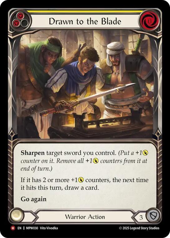 Drawn to the Blade card image