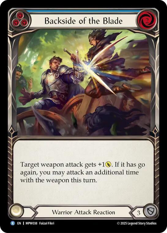 Backside of the Blade (Blue) card image