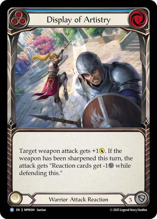 Display of Artistry (Blue) card image