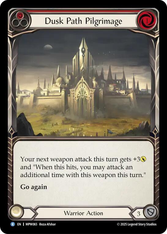 Dusk Path Pilgrimage (Red) card image