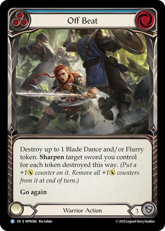 Off Beat (Blue) card image