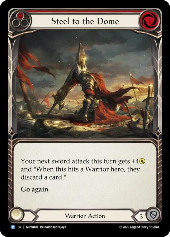 Steel to the Dome (Red) card image