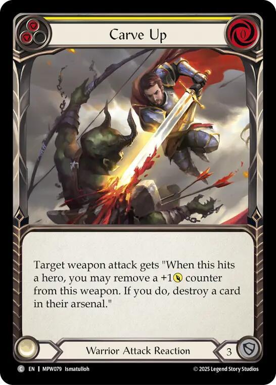 Carve Up (Yellow) card image