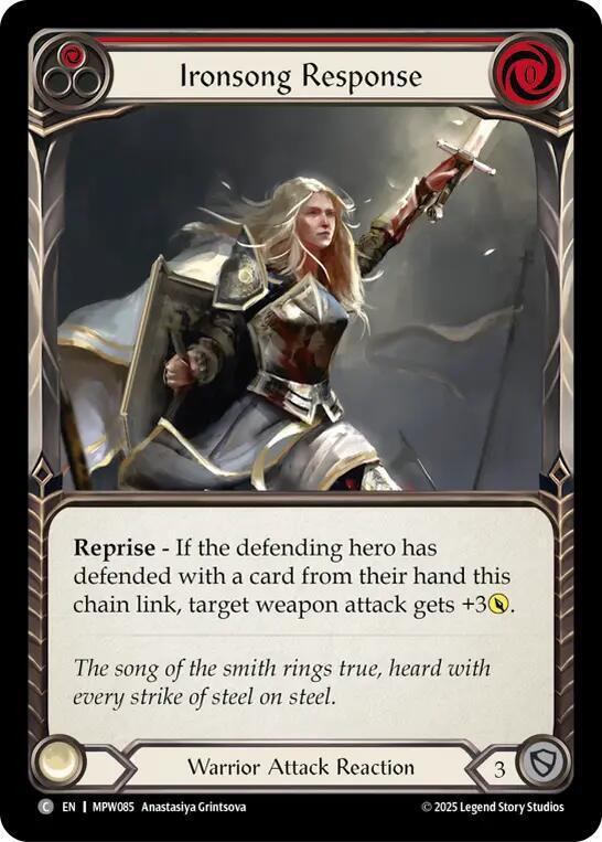 Ironsong Response (Red) card image