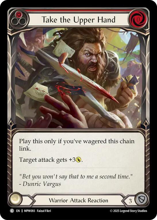 Take the Upper Hand (Red) card image