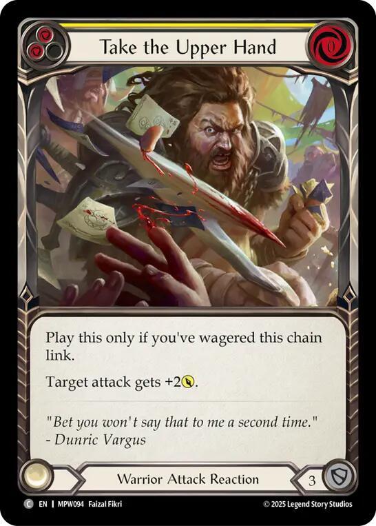 Take the Upper Hand (Yellow) card image