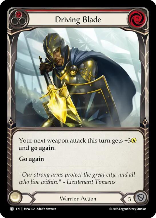 Driving Blade (Red) card image