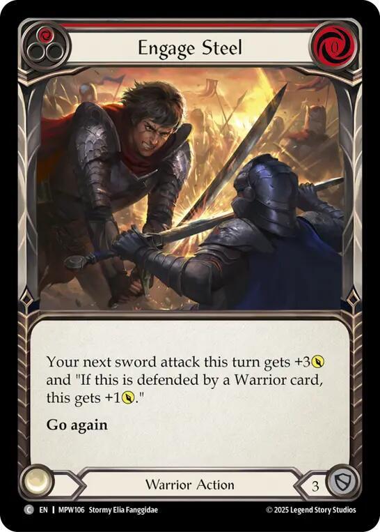Engage Steel (Red) card image