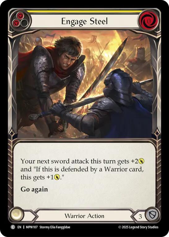 Engage Steel (Yellow) card image