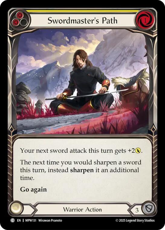 Swordmaster's Path (Yellow) card image