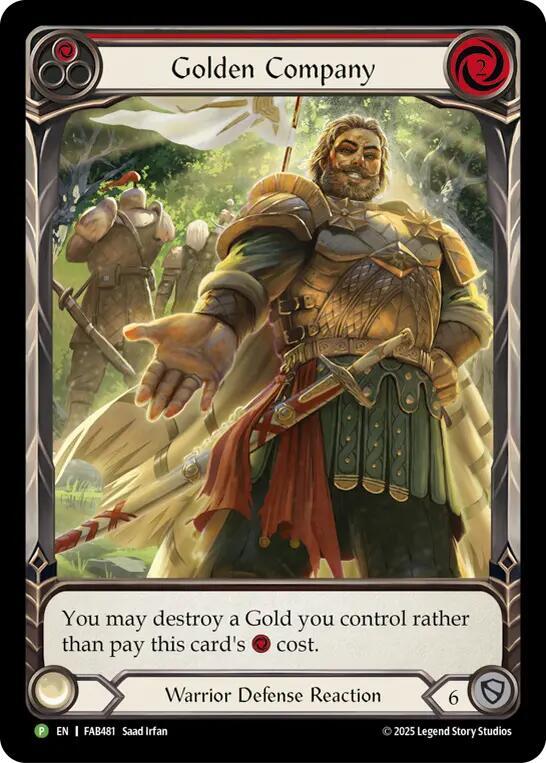 Golden Company (Red) - FAB481 card image