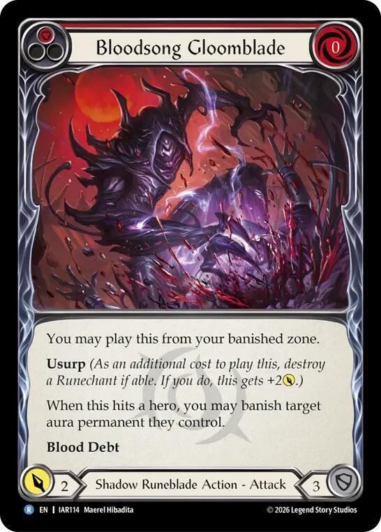 Bloodsong Gloomblade card image