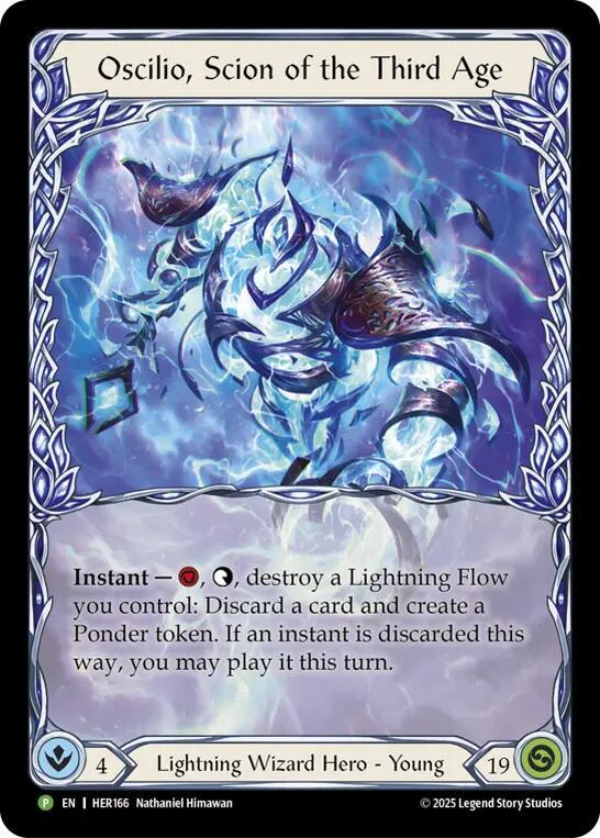 Oscilio, Scion Of The Third Age - HER166 card image