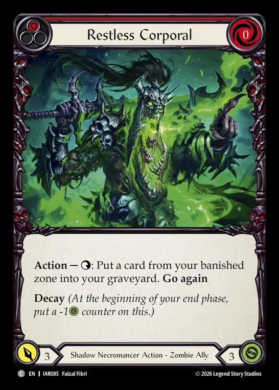 Restless Corporal card image