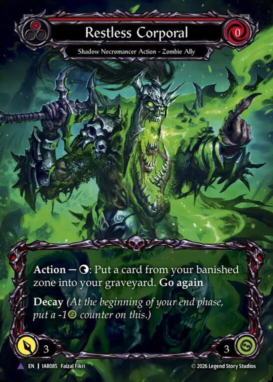 Restless Corporal (Marvel) card image