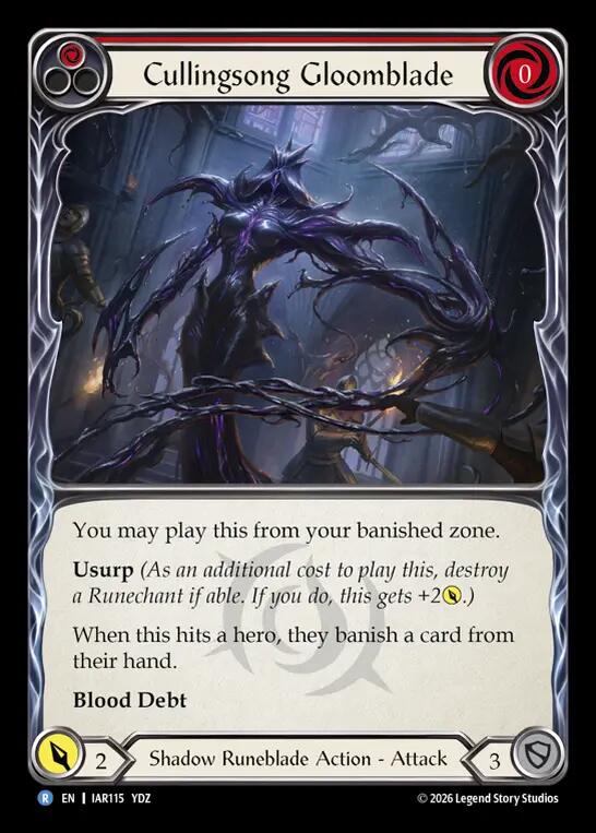 Cullingsong Gloomblade card image