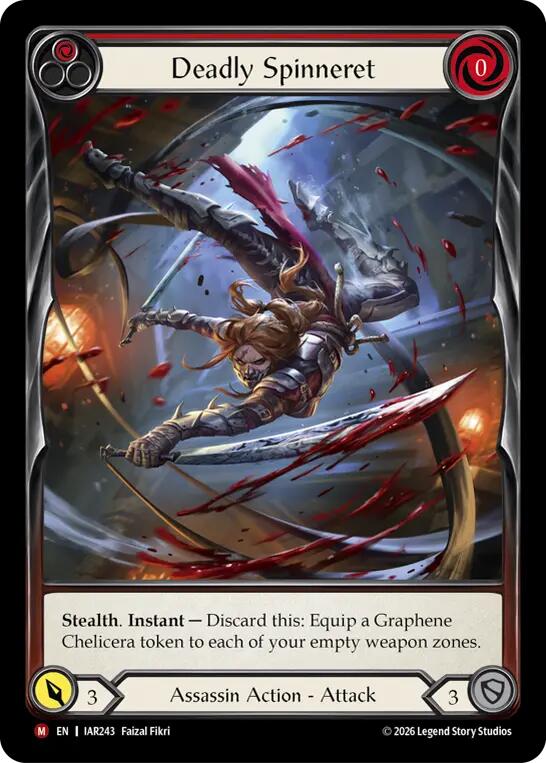 Deadly Spinneret (Extended Art) card image