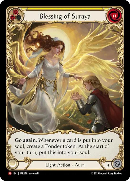 Blessing of Suraya (Extended Art) card image