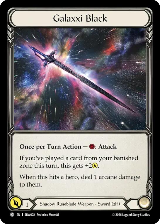 Galaxxi Black card image