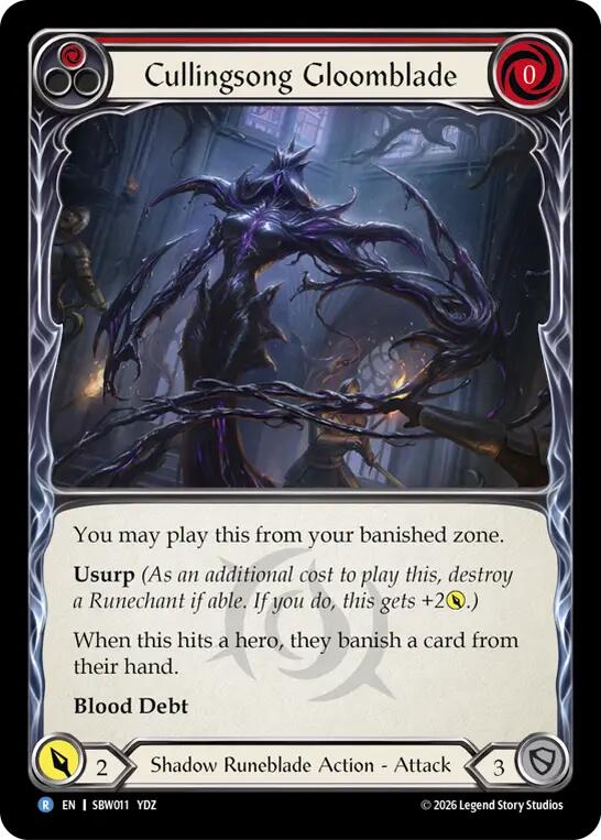 Cullingsong Gloomblade card image