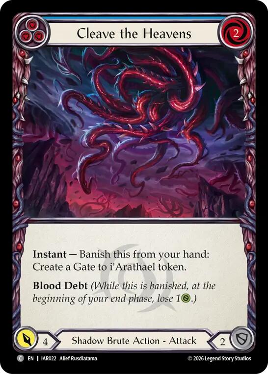 Cleave the Heavens (Blue) card image
