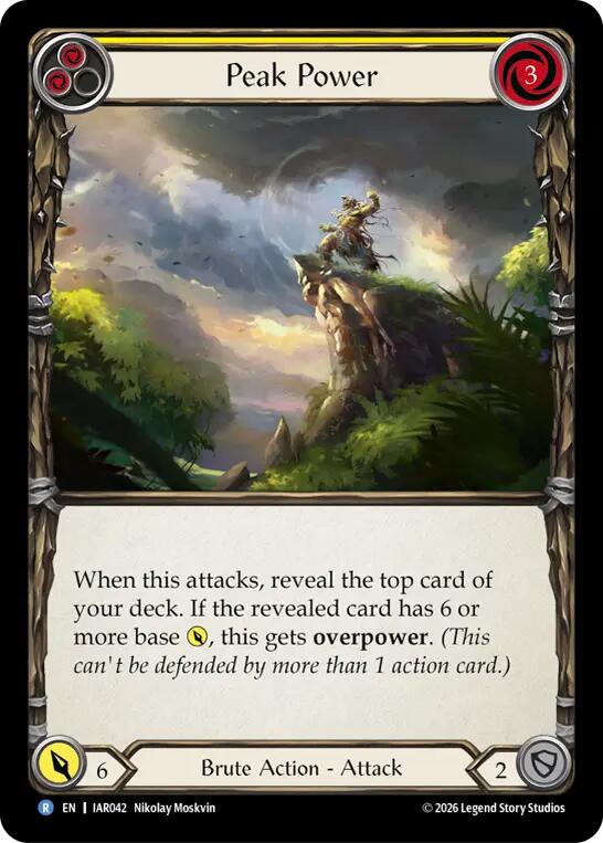 Peak Power (Yellow) card image