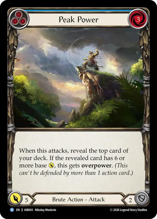 Peak Power (Blue) card image