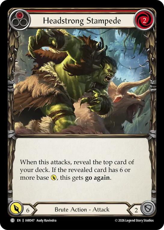 Headstrong Stampede (Red) card image