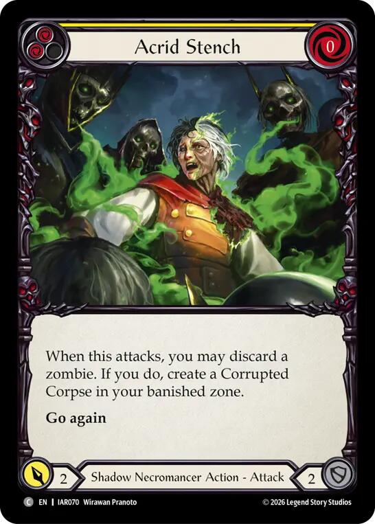 Acrid Stench (Yellow) card image