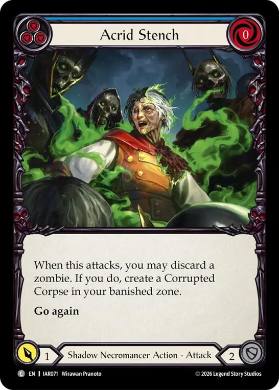 Acrid Stench (Blue) card image