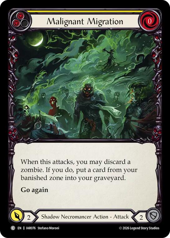 Malignant Migration (Yellow) card image