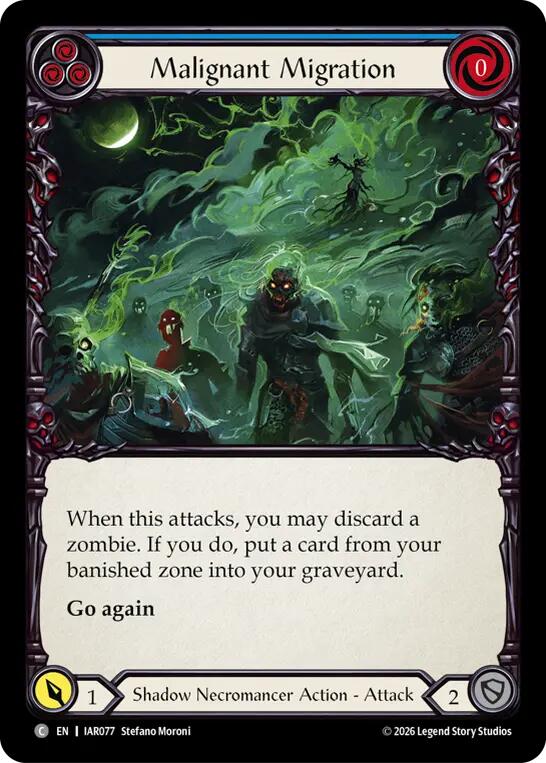 Malignant Migration (Blue) card image