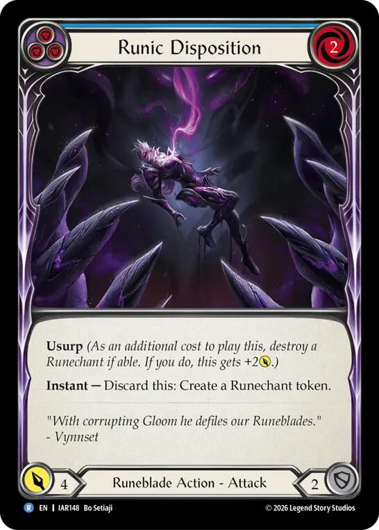 Runic Disposition (Blue) card image