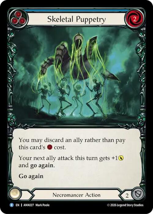 Skeletal Puppetry (Blue) card image