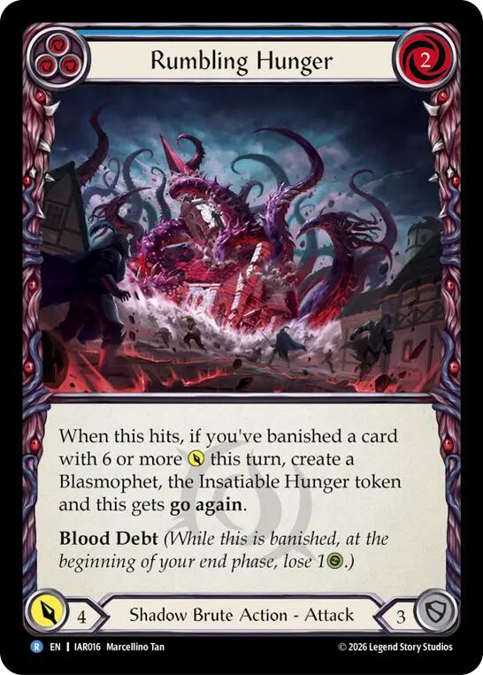 Rumbling Hunger (Blue) card image