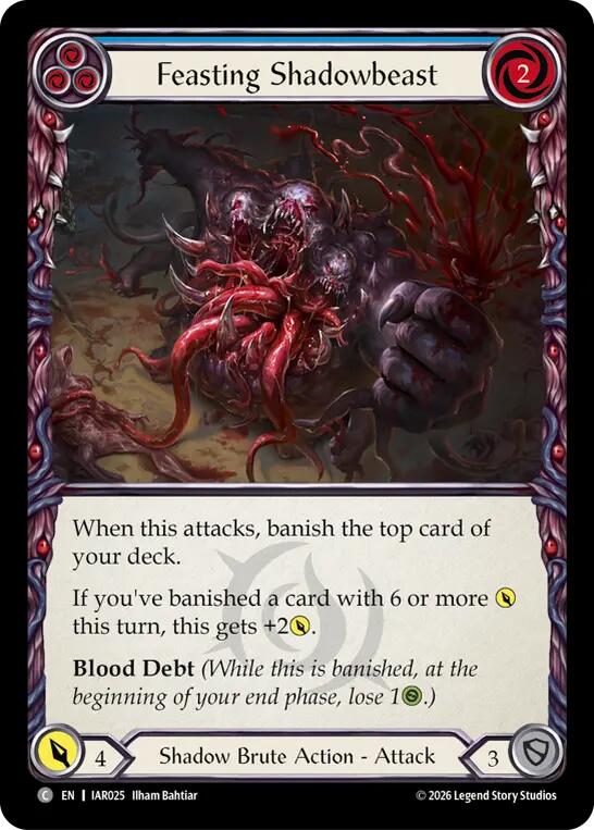Feasting Shadowbeast (Blue) card image