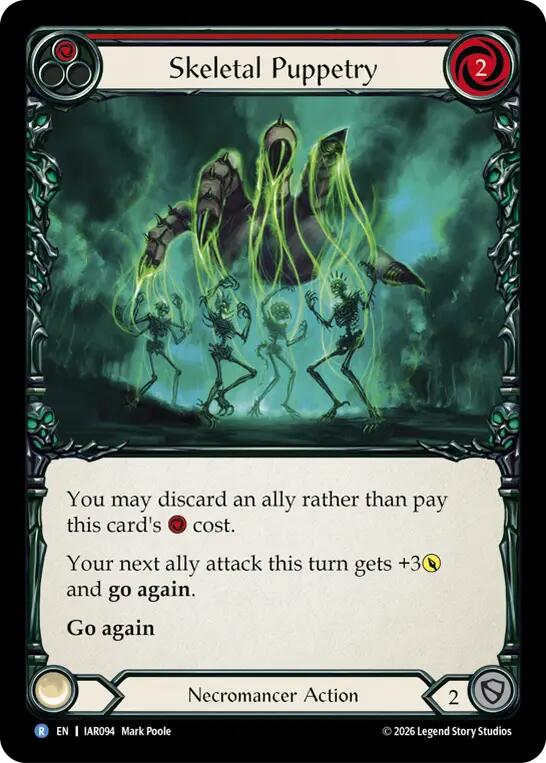 Skeletal Puppetry (Red) card image
