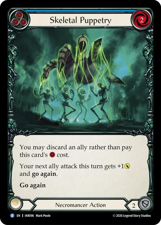 Skeletal Puppetry (Blue) card image