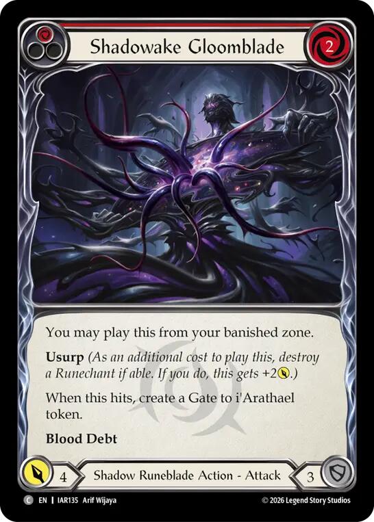 Shadowake Gloomblade (Red) card image