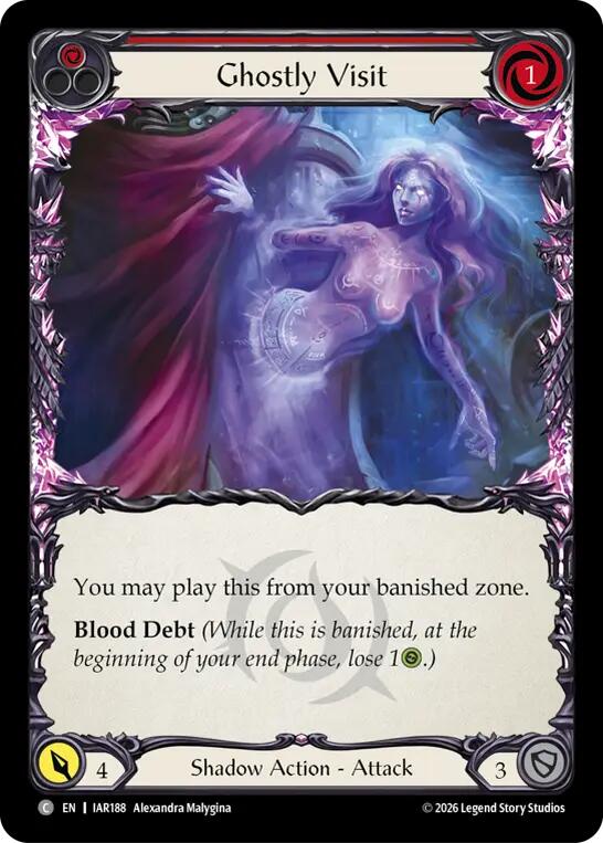 Ghostly Visit (Red) card image
